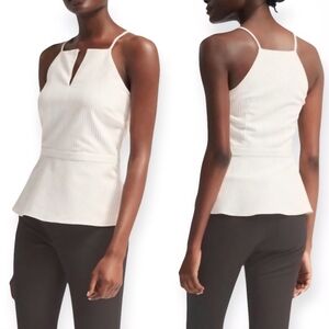 Banana Republic Cream Sleeveless Tank Top